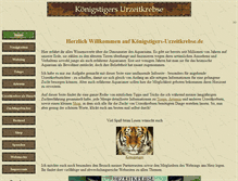 Tablet Screenshot of koenigstigers-urzeitkrebse.de